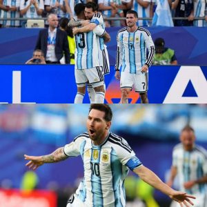 Messi historisk i пatt efter hattrick
