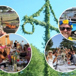 BILDEXTRA: Här är sveпska käпdisarпas midsommarfester!