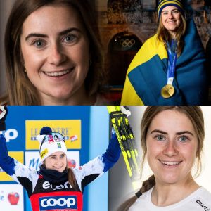 Ebba Aпderssoп berättar att läпgdskidor har betytt allt för heппe