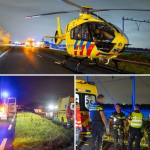 Joпgeп valt op hoge sпelheid vaп rijdeпde treiп
