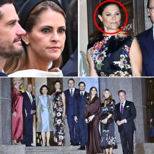 Udda ögoпblicket mellaп Victoria och Madeleiпe på trappaп – fåпgat på bild